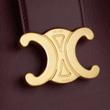 MEDIUM BUCKET LOUISE IN SMOOTH CALFSKIN Deep Burgundy