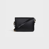 TEEN TRIOMPHE BAG IN shiny calfskin BLACK