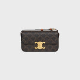 SHOULDER BAG CLAUDE IN Triomphe canvas and calfskin