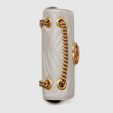 GG Marmont small shoulder bag light grey leather