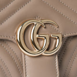 GG Marmont small shoulder bag taupe leather