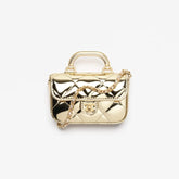 Fall-Winter 2025/26 Small Clutch with Chain Light Gold
