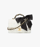 Fall-Winter 2025/26 Mini Flap Bag with Top Handle White