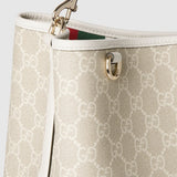 GG Emblem medium bucket bag and White Large
