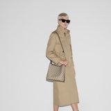 GG Emblem medium bucket bag and Black Large