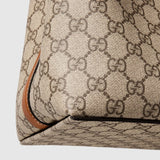 GG Emblem medium bucket bag and brown Large