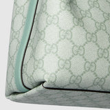 GG Emblem small bucket bag green