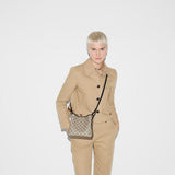 GG Emblem small bucket bag Black