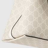 GG Emblem large tote bag white