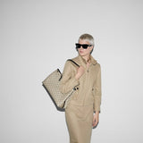 GG Emblem large tote bag Black