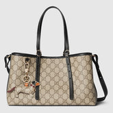 GG Emblem medium tote bag Black