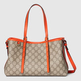 GG Emblem medium tote bag Purple red