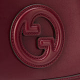 Blondie medium top handle bag Rosso Ancora red leather