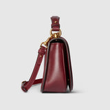 Blondie medium top handle bag Rosso Ancora red leather