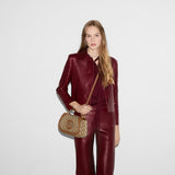 Blondie medium top handle bag and dark brown GG canvas