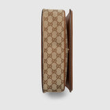 Blondie medium top handle bag and dark brown GG canvas