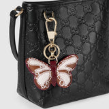 GG Emblem nano bucket bag Black full leather