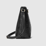 GG Emblem nano bucket bag Black full leather