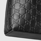 GG Emblem nano bucket bag Black full leather