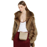 GG Emblem nano bucket bag and dark brown