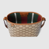 GG Emblem nano bucket bag and dark brown