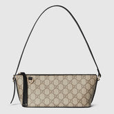 GG Emblem small shoulder bag Black