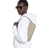 GG Emblem small shoulder bag Black