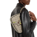 GG Emblem small shoulder bag 4/2000 Black