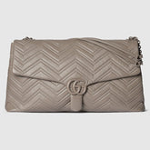 GG Marmont maxi shoulder bag Gray