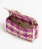 2025/26 Collection Large Flap Bag Fuschia, Pink, Beige & Brown