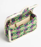 2025/26 Collection Large Flap Bag Green, Purple