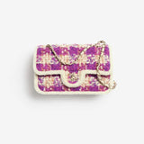 2025/26 Collection Large Flap Bag Fuschia, Pink, Beige & Brown