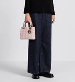 Small Lady Dior My Bag Powder Pink Cannage Lambskin