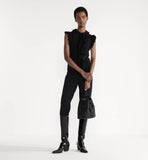 Medium D-Motion Bag Black Macrocannage Lambskin