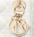 Mini Lady Bag Latte Cannage Lambskin