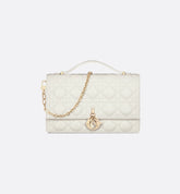 My Top Handle Bag Latte Cannage Lambskin