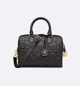 Groove 25 Bag Black Macrocannage Calfskin