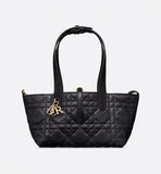 Small Toujours Bag Black Macrocannage Calfskin