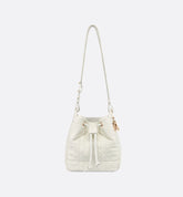 Small D-Motion Bag Ivory Macrocannage Lambskin