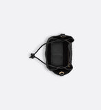 Medium D-Motion Bag Black Macrocannage Lambskin