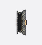 30 Montaigne Chain Bag Blue Dior Oblique Jacquard