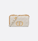 Small Caro Bag Ivory Supple Cannage Calfskin
