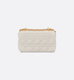 Small Caro Bag Ivory Supple Cannage Calfskin