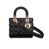 Small Lady Dior My Bag Black Cannage Lambskin