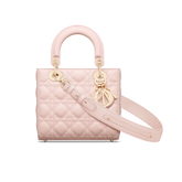 Small Lady Dior My Bag Powder Pink Cannage Lambskin