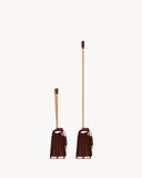 SUNSET MEDIUM IN CROCODILE-EMBOSSED LEATHER RED VELVET