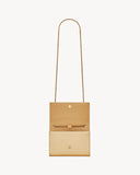 KATE SMALL IN METALLIC LEATHER GOLD