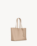 SHOPPING SAINT LAURENT IN LEATHER DARK BEIGE