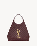 ICARE IN QUILTED NAPPA ROUGE CABERNET