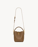 LE 37 SMALL IN SHINY LEATHER DARK CORK